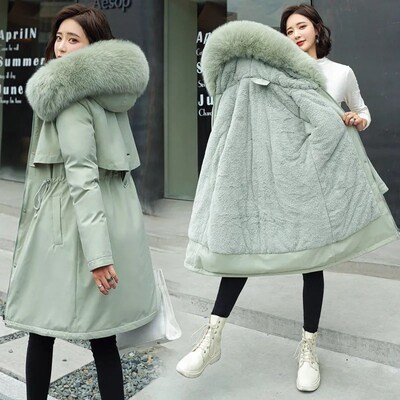 2022 Winter Jacket Women Parkas Clothes Long Thick Coat warm