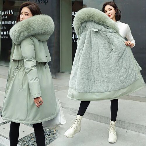 2022 Winter Jacket Women Parkas Clothes Long Thick Coat warm