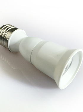 供应E27转EE27L灯头灯座 转换灯头 大螺口转小螺口 阻燃环保PBT料