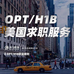 美国求职H1B签证OPT秋招校招名企内推面试辅导远程实习暑期实习