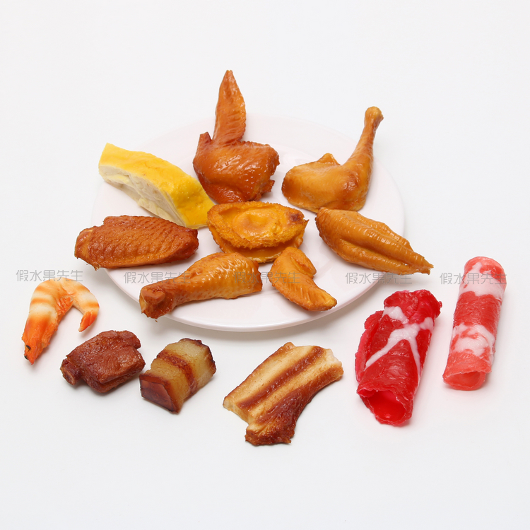 食品蔬菜羊肉排骨鸡翅仿真水果