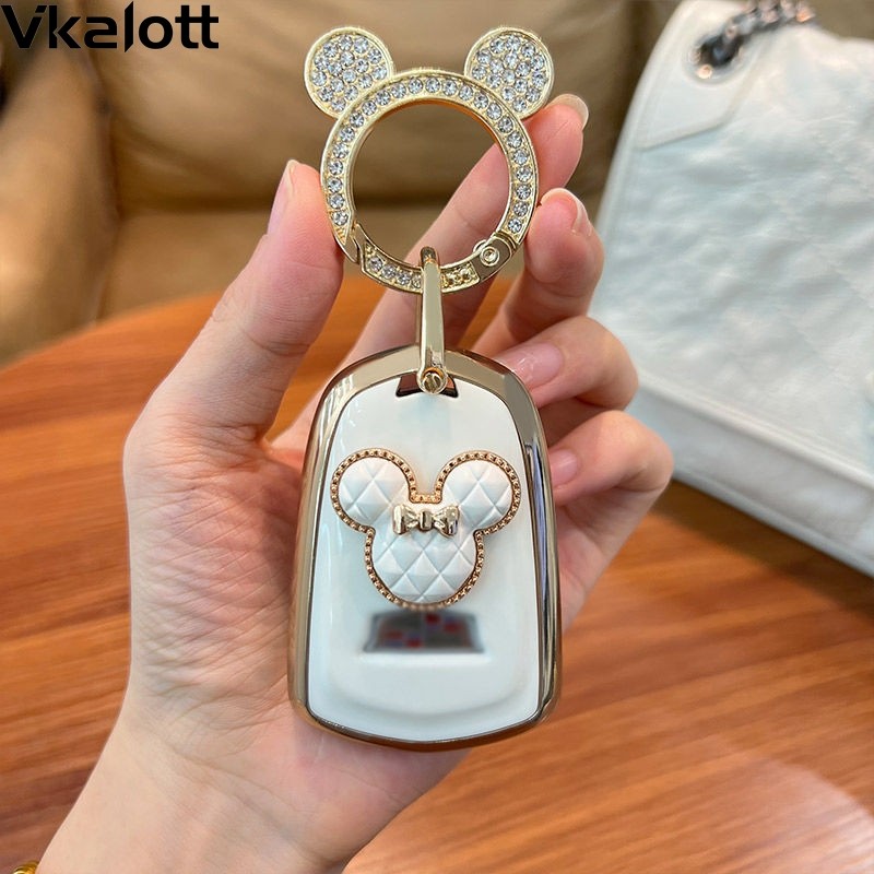凯迪拉克钥匙套XT5女士高档CT5可爱XT4壳XTS车CT6专用ATSL保护XT6图片