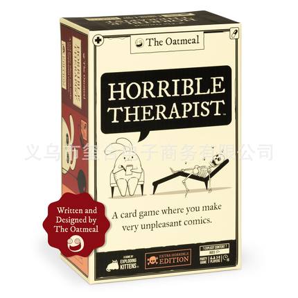 新Exploding Kittens Horrible Therapist恐怖师成人纸牌游戏