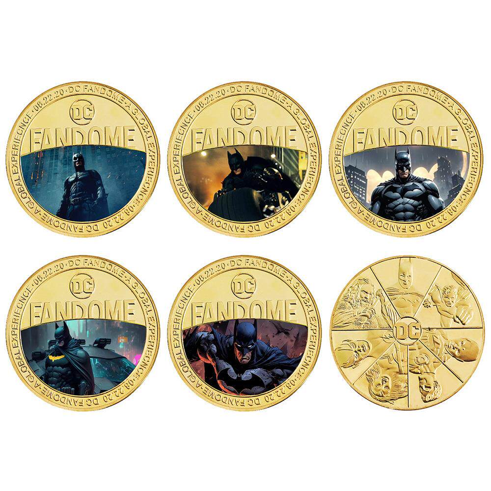 蝙蝠侠 币 章 金属币 DC周边礼物 跨境热卖款