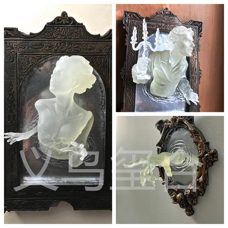 跨境新款Ghost in the Mirror wall plaque 维多利亚镜中幽灵墙雕