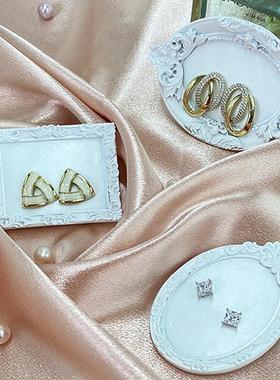 跨境INS耳钉展示架耳饰架子复古首饰道具耳环陈列架摄影拍照摆件