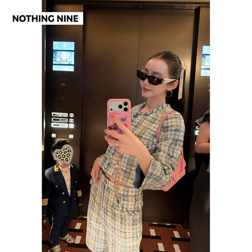 NOTHING NINE 塞壬澜风意大利进口花呢套装外套/五分裤