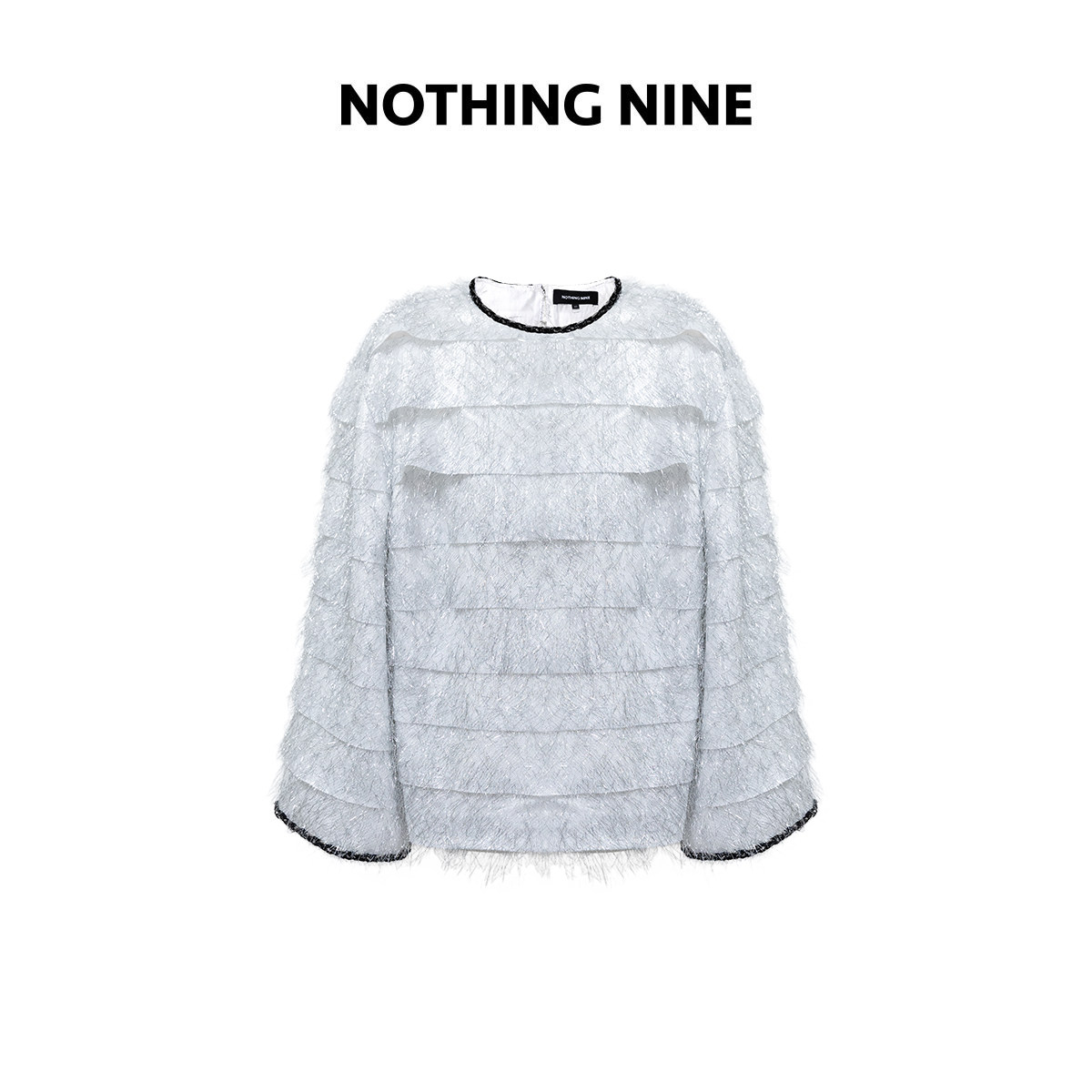 NOTHING NINE 雪伦诺尔限量软银丝层次感上衣
