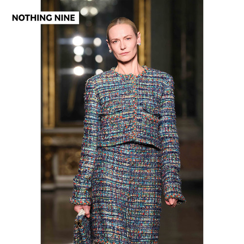 NOTHING NINE 【米兰秀款】星幕者 法国进口scop粗花呢套装