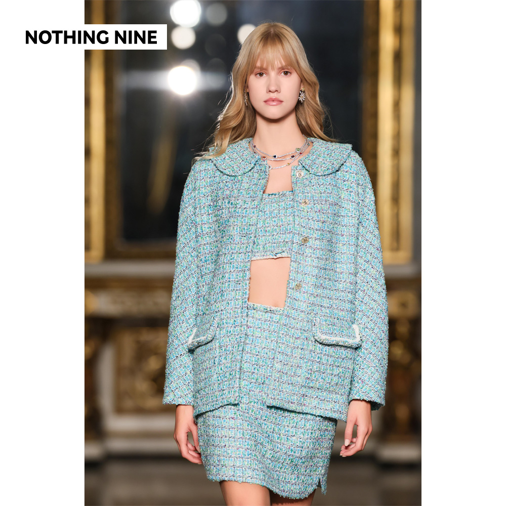 NOTHING NINE米兰秀款珍妮的旅途法国JT面料外套/抹胸/背心/裙/包