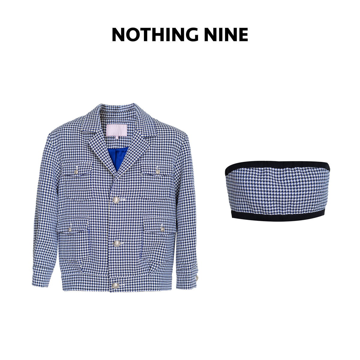 NOTHING NINE 邦妮蓝调意大利进口面料外套/抹胸