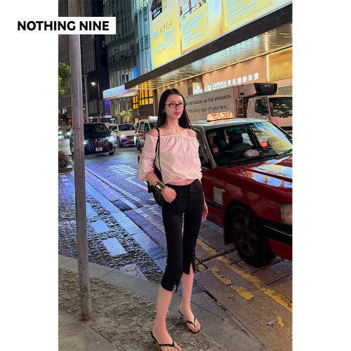 NOTHING NINE 旧时光七分裤