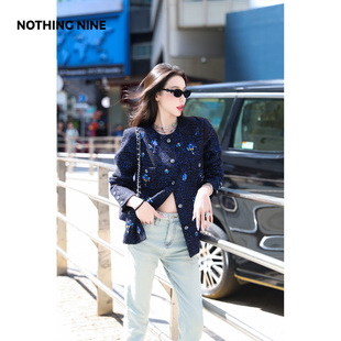 NOTHING 星夜序曲花朵水钻外套 NINE