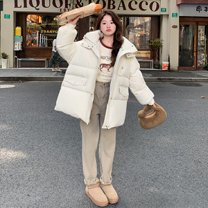 现货 2025冬季新品 短款棉服外套 137-8009-P165-控258图片
