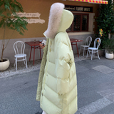 现货2025冬新款长款毛领牛角扣棉服137-8018-P195-控298，商品下架区，浙宝137