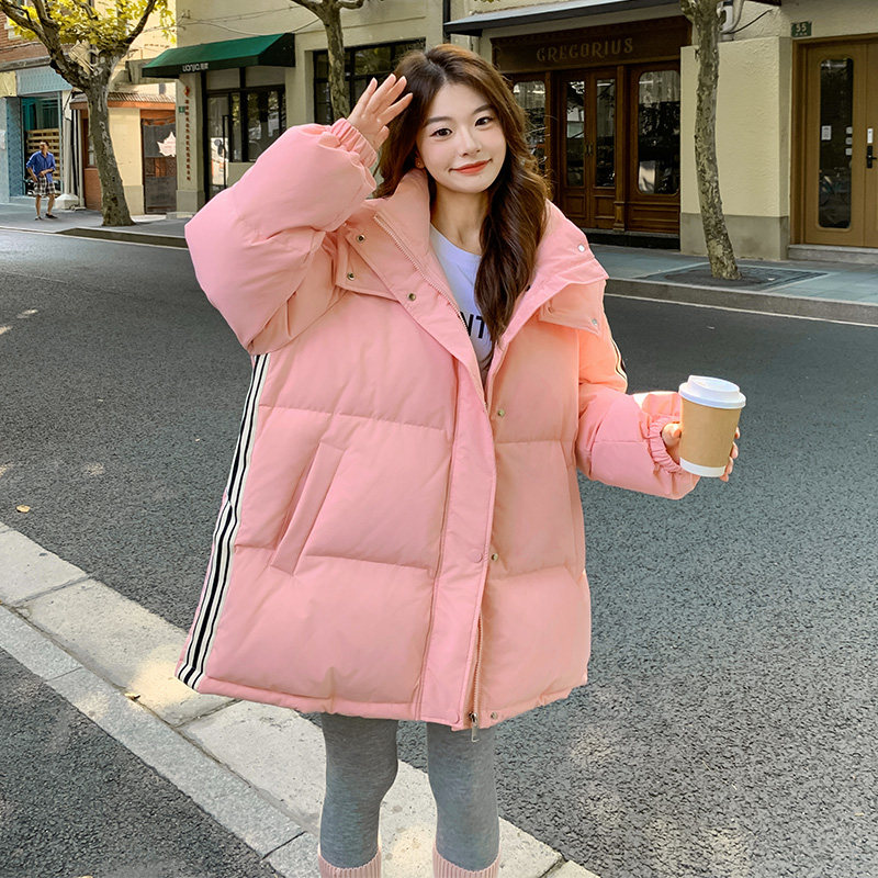 现货2025冬季新品短款织带棉服外套137-8005-P165-控258,女装棉衣/棉服,浙宝137