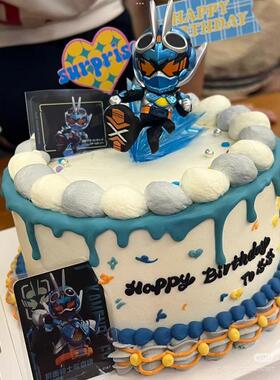 假面骑士歌查德哥蛋糕装饰素材万代TAMASHII BOX Q盒蛋版踢1号555