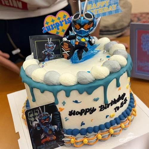 假面骑士歌查德哥蛋糕装饰素材万代TAMASHII BOX Q盒蛋版踢1号555