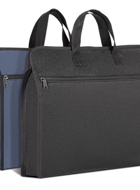 得力文件袋办公通勤商务手提袋双层收纳袋文件包电脑公文包63751