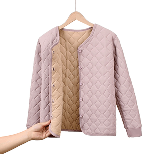 校服内胆神器棉衣女内穿初高中学生内搭棉袄加绒加厚打底家居棉服