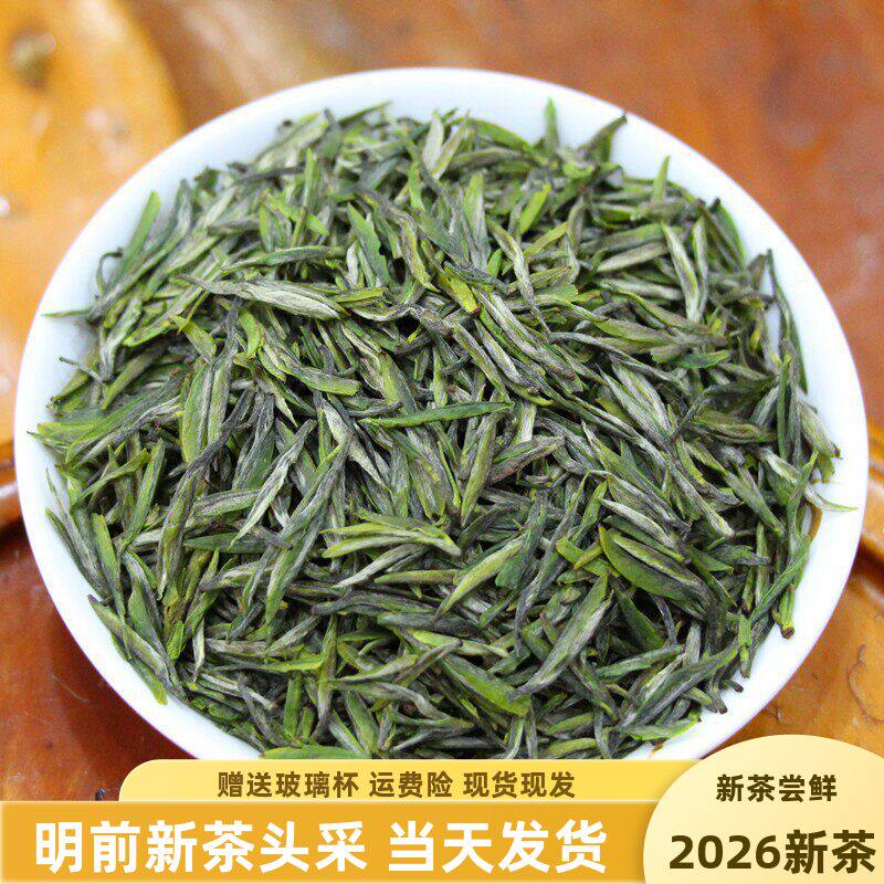 茶叶绿茶五峰毛尖雨花A贡芽头采