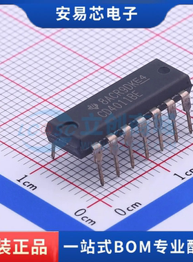CD4011BE 封装DIP14 逻辑门 全新原装