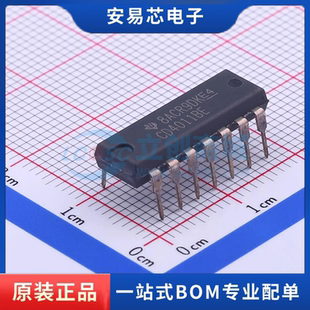 CD4011BE 封装DIP14 逻辑门 全新原装