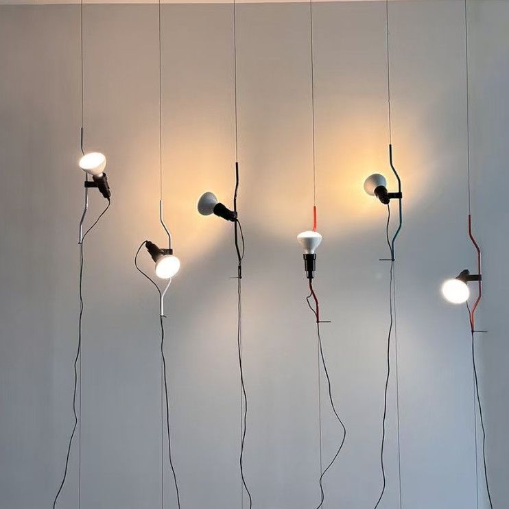 2025新款现代简约艺术悬挂可调节工业风落地吊灯