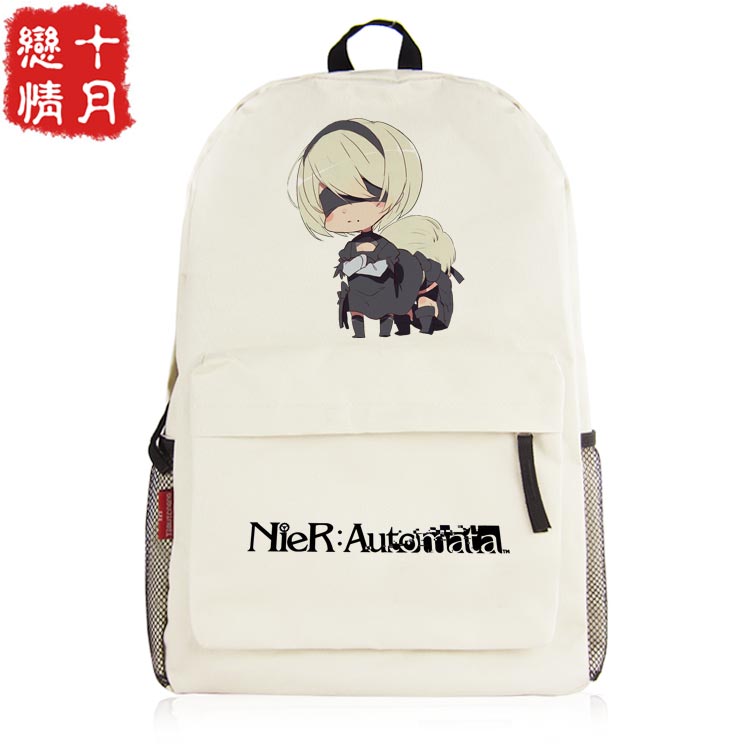 贼好玩游戏尼尔机械纪元周边 书包 二号B动漫店痛包 学生书包双肩
