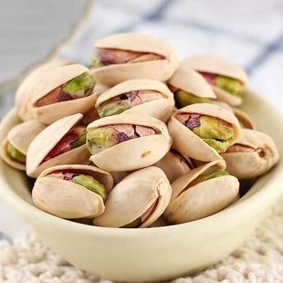 新货开心果特大颗粒无漂白原色500g本色散装袋坚果称斤年货干果