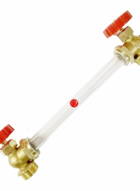 玻璃管液位计浮球 4分 6分 可浮于水 实心红色液位高温pp塑料