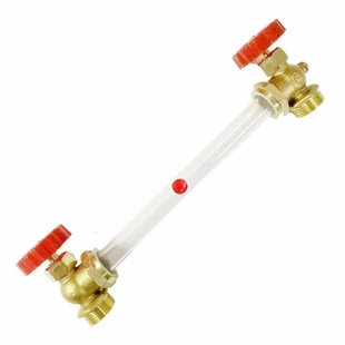 玻璃管液位计浮球 4分 6分 可浮于水 实心红色液位高温pp塑料