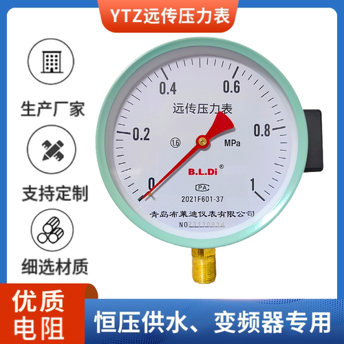 变频器恒压供水远传压力表布莱迪