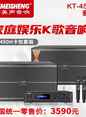 特美声Temeisheng KT-450会议室家用KTV卡包音箱套装带无线话筒