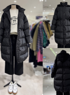 韩国正品代购 STUDIO TOMBOY 冬 女 中长款收腰羽绒服