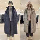 特价 24冬 韩国代购 反季 STUDIO TOMBOY 女 宽松休闲鸭绒羽绒服