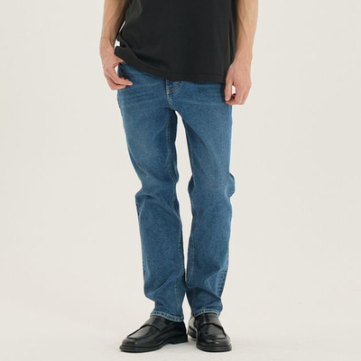 韩国正品代购Mind Bridge 26春 男士锥形牛仔长裤子MADP0150