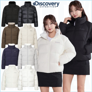 反季特价 韩国代购 DISCOVERY 25冬 女 休闲保暖短款羽绒服