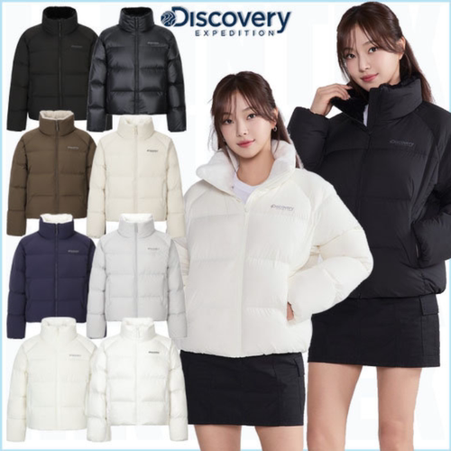 反季特价 韩国正品代购 DISCOVERY 25冬 女 休闲保暖短款羽绒服
