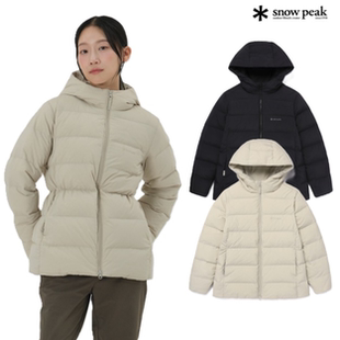 韩国作品代购 snow peak雪峰 25冬 女 休闲保暖连帽羽绒服