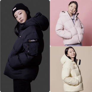反季特价 韩代NATIONAL GEOGRAPHIC国家地理 女 自发热鹅绒羽绒服