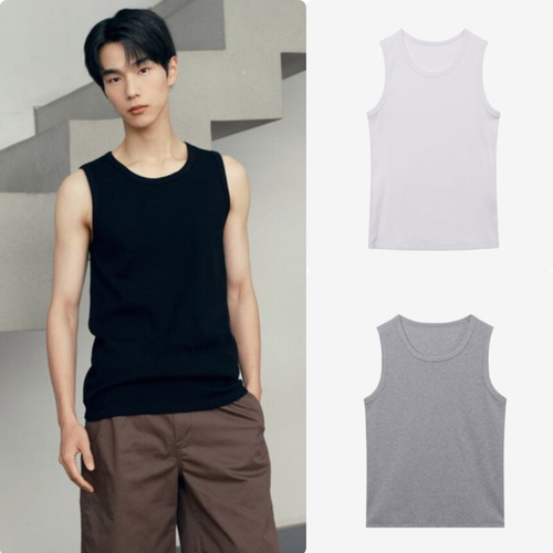 韩国正品代购 Mind Bridge 26夏 男 舒适休闲背心M1TS3125