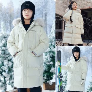 反季特价 韩国代购 DISCOVERY 冬 儿童 防水防风加厚鹅绒羽绒服