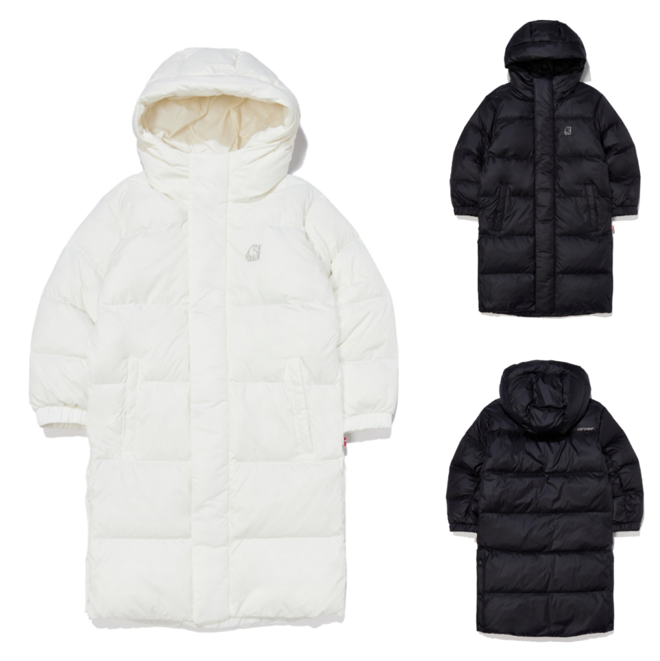 特价 韩代 NORDISK大白熊 24冬儿童加厚防水防风中长款连帽羽绒服