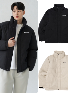 韩国正品代购 EIDER 24冬 男 防水保暖休闲短款鹅绒羽绒服