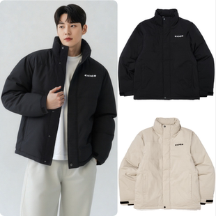 韩国正品代购 EIDER 24冬 男 防水保暖休闲短款鹅绒羽绒服