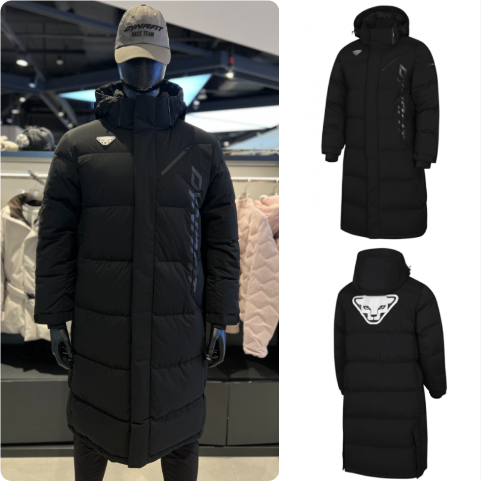 韩国正品代购  DYNAFIT雪豹 24冬 男女 防水加厚休闲长款羽绒服