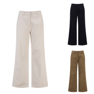 韩国正品代购 PROJECT M 25冬  女 休闲裤灯芯绒喇叭裤