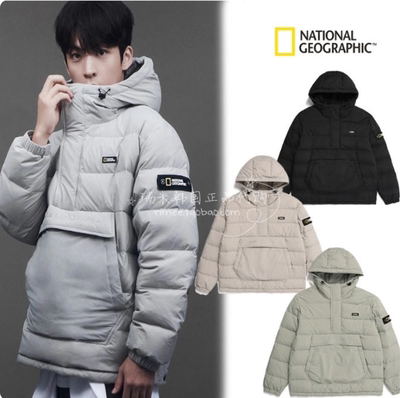 现货特价 NATIONAL GEOGRAPHIC国家地理 男女 鸭绒连帽套头羽绒服