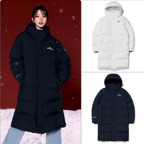 反季特价 韩国代购 eider 冬男女款防水防风加厚长款鹅绒羽绒服
